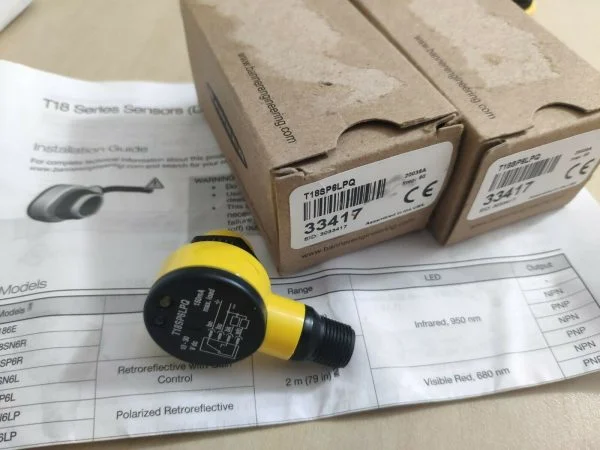ORIGINAL New T18SP6LPQ BANNER Photoelectric switch 33417 Buy Online 