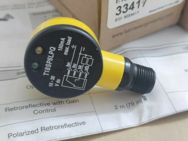 ORIGINAL New T18SP6LPQ BANNER Photoelectric switch 33417 Buy Online 