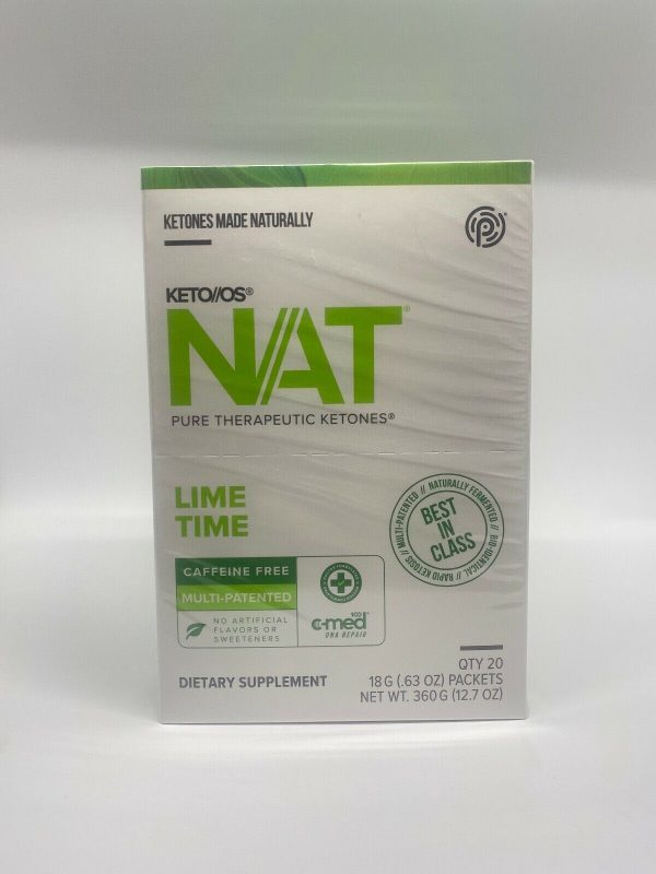 Pruvit Keto NAT LIME TIME Ketones 20 Packs OTG Caffeine Free UNOPENED EXP 11/21 Buy Online 