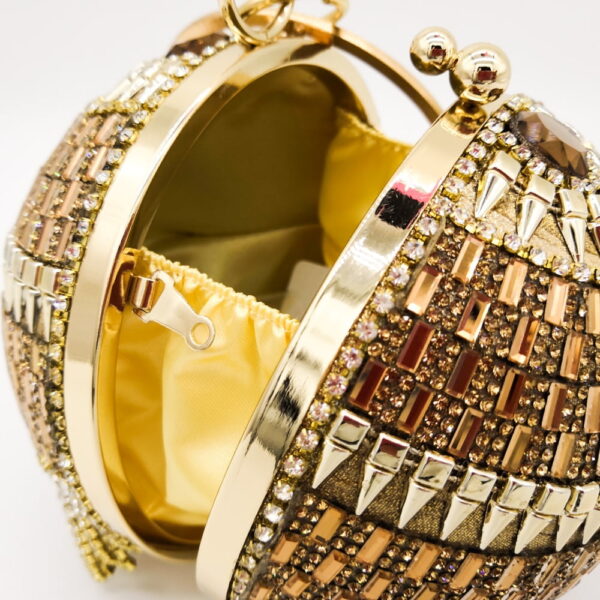 Elegant Tassels Women Round Bag Ball Purses Crysal Evening Clutch Bags Wedding Party Diamond Wristlets Handbags Buy Online 