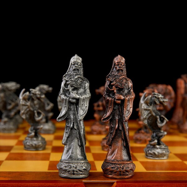 Chess Set  Chess Free Shipping High Quality  Zinc Alloy Metal Dragon Character Chess Setse Chess Set Luxury Themed Chess Buy Online 