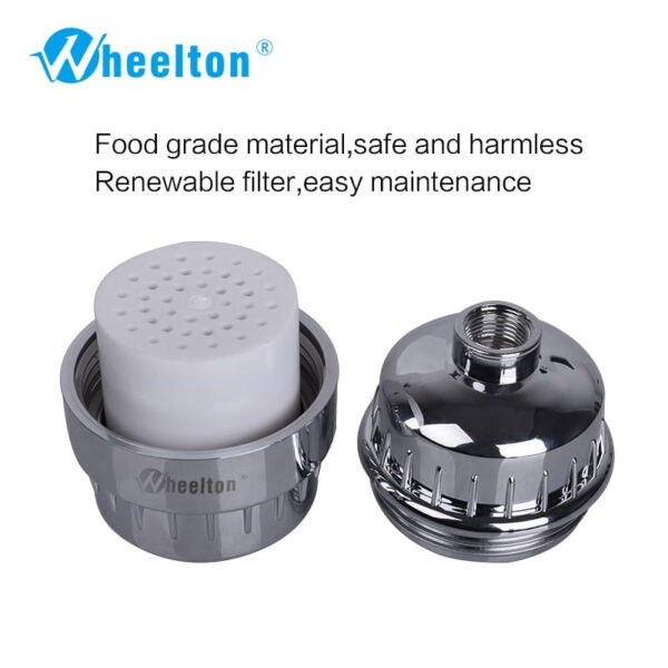 Wheelton Bath Shower Filter(H-303-3E) Softener Chlorine&Heavy Metal Removal Water Filter Purifier For Health Bathing Buy Online 