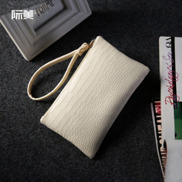 2021 New Summer Clutch Wristlets PU Leather Women Coin Purse Shopping Handbags Ladies Envelope Cell Phone Hand Bag Pink White Buy Online 