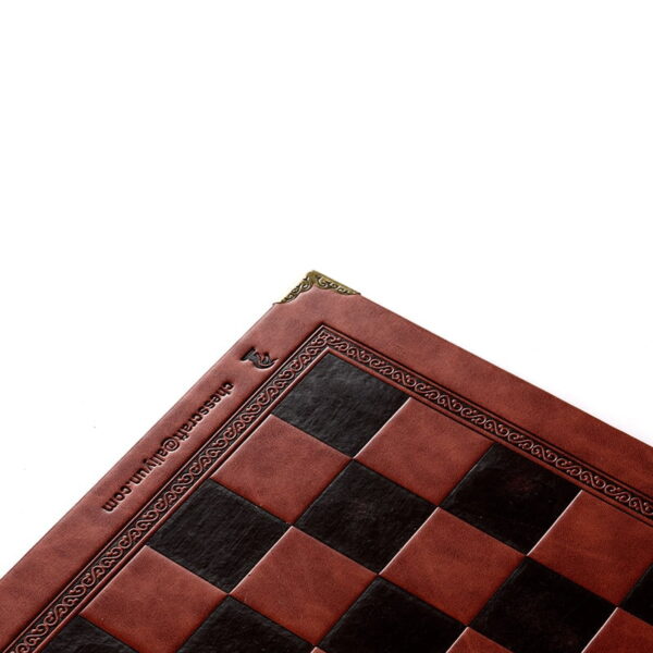 Chess Board Unique Design Of Embossed Pattern Leather Chess Board Board General Universal Chess Board Portable Checkerboard Buy Online 