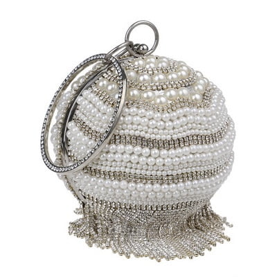 Ball Diamond Tassel Women Party Metal Crystal Clutches Evening  Wedding Bag Bridal Shoulder Handbag Wristlets Clutch Buy Online 