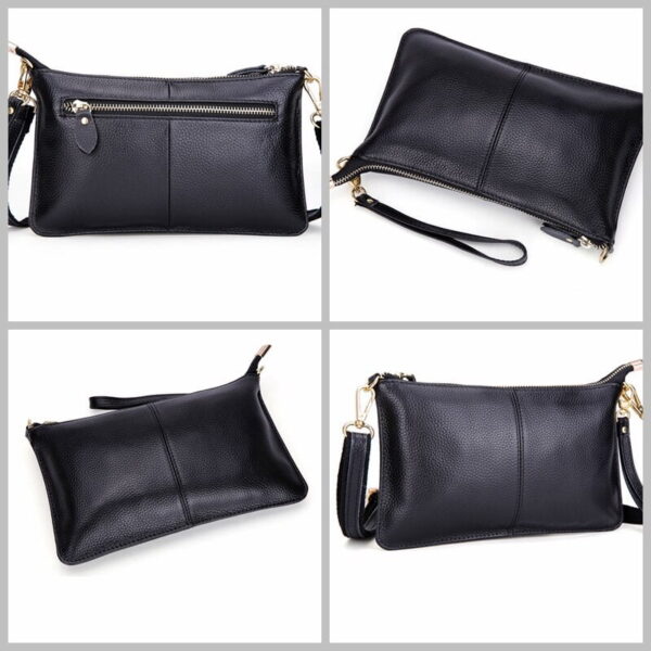 2021 Women Wallets Genuine Leather crossbody bag Female Zipper Clutch Coin Purse Ladies portable handbag for parties Buy Online 