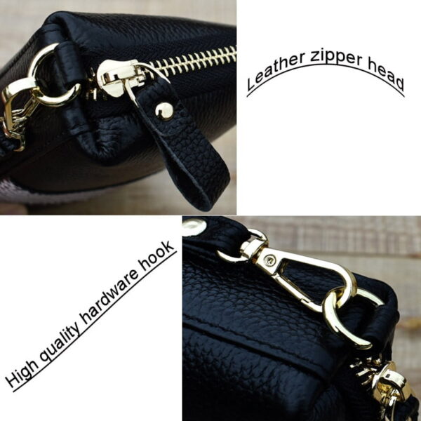CICICUFF Ladies Genuine Leather Clutch Purses Panelled Long Women Wallet Zipper Wrist Bag Female Coin Purse Mobile Phone Bag Buy Online 