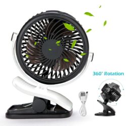 USB Rechargeable Mini Cooling Fan Clip Desk Baby Stroller Portable Buy Online 