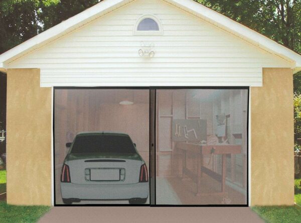 Double Garage Door Screen Magnet Bottom Insect Bug Mesh 16ft. x 7ft NEW Buy Online 