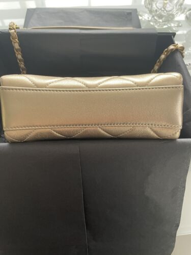 CHANEL Flap Bag Mini 22s Gold Lambskin Buy Online 