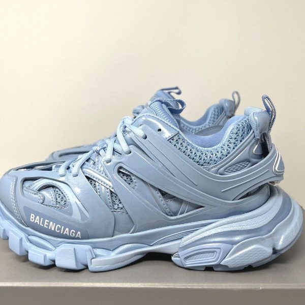 Balenciaga Track Women’s Sneakers Size 37 EU/ 7 US Blue Metallic Buy Online 