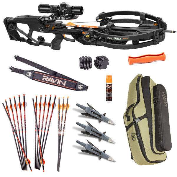 Ravin R5X Ultimate Package - 15 Arrows, Broadheads, Case - Complete Kit! *NEW* Buy Online 