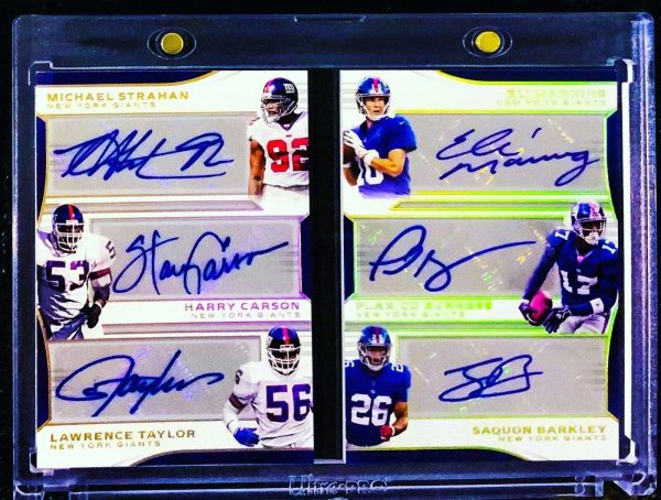 2018 Panini Limited Six Signatures Booklet GIANTS SAQUON BARKLEY AUTO 3/3 Buy Online 