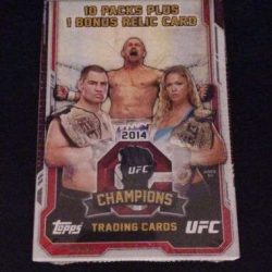 2014 New Box Sealed UFC Champions Trading Cards 10 Pack Plus 1 Bonus Relic Card Buy Online 