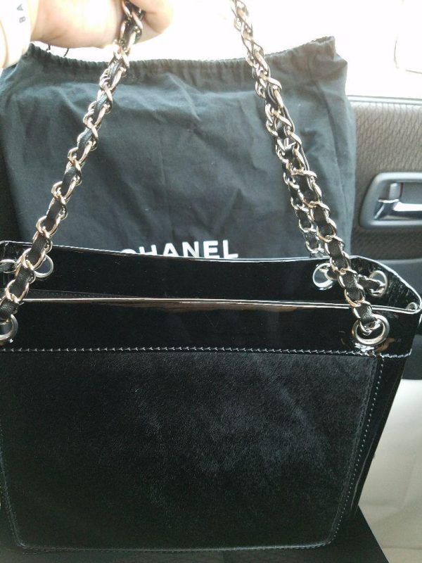 CHANEL #41 Coco Mark Harako Enamel Chain Shoulder Bag Buy Online 