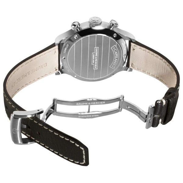 Baume & Mercier Men's 'Capleland' Grey Dial Chronograph Swiss Automatic 10003 Buy Online 