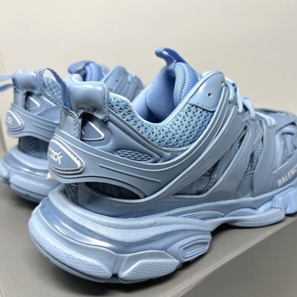 Balenciaga Track Women’s Sneakers Size 41 EU/ 11 US Blue Metallic Buy Online 