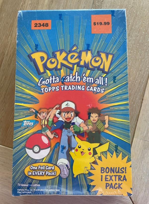 1999 Pokemon Topps Trading Cards Box No. 2348 FACTORY SEALED! Buy Online 