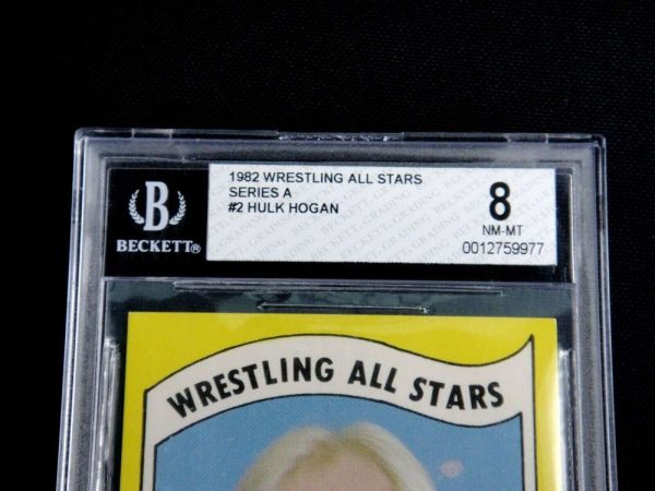 HULK HOGAN 1982 WRESTLING ALL STARS ROOKIE CARD #2 BGS 8 BECKETT GRADED SERIES A Buy Online 