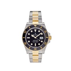 Rolex Submariner Date 41 mm Yellow Gold & Stainless Steel Black Dial Men's Wa... Buy Online 