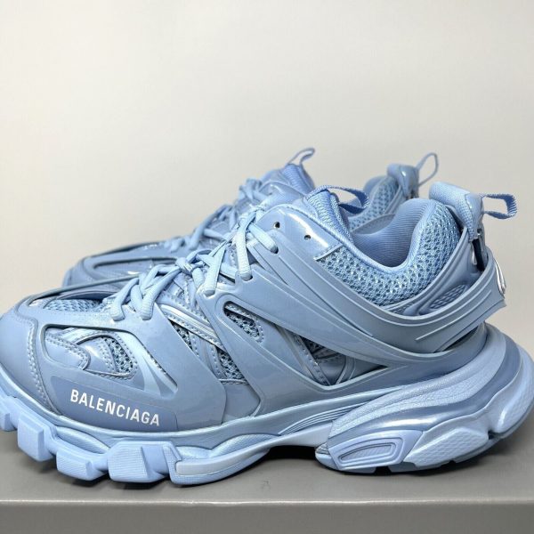 Balenciaga Track Women’s Sneakers Size 41 EU/ 11 US Blue Metallic Buy Online 