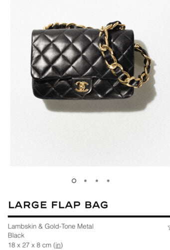 Authentic Chanel Black Quilted Lambskin Large Funky Town Flap Bag Buy Online 
