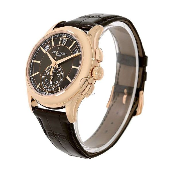Patek Philippe Complications Watch 42MM Rose Gold Brown Index Hour Markers Dial Buy Online 