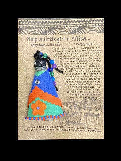 Fair Trade Paper Doll Cards/Ornaments - Zimbabwe - Quantity 2,474 Buy Online 