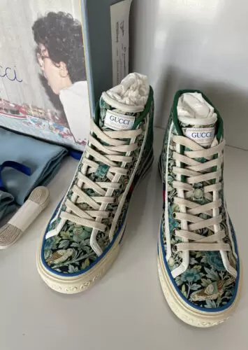 NIB Gucci Floral Love Affair Tennis 77 High-top Sneakers 6.5 US (36.5 Eu) 627838 Buy Online 