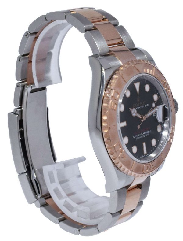 NEW Rolex Yacht-Master 40 18k Rose Gold/Steel Black Dial Watch B/P '21 126621 Buy Online 