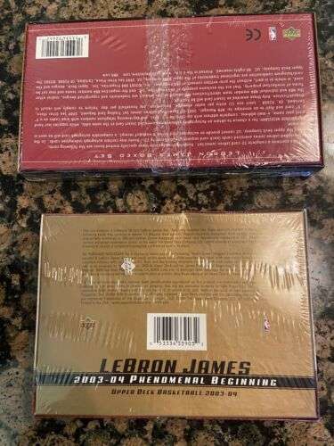 Two (2) 2003-4 Upper Deck Lebron James rookie sets! Possible $1.8M Card Inside! Buy Online 
