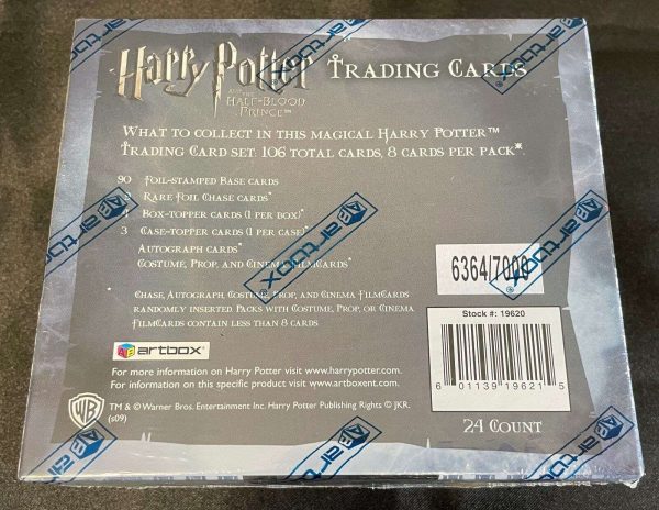 Harry Potter Trading Cards - Half-Blood Prince Booster Box - Sealed Artbox Buy Online 