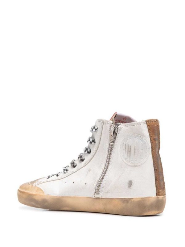 Golden Goose High-Top Leather Sneakers GWF00114.F003214 Size IT 39 Buy Online 