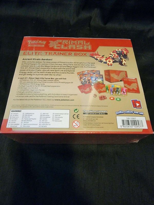 Groudon XY Primal Clash Elite Trainer Box Sealed Pokemon Trading Cards TCG Games Buy Online 