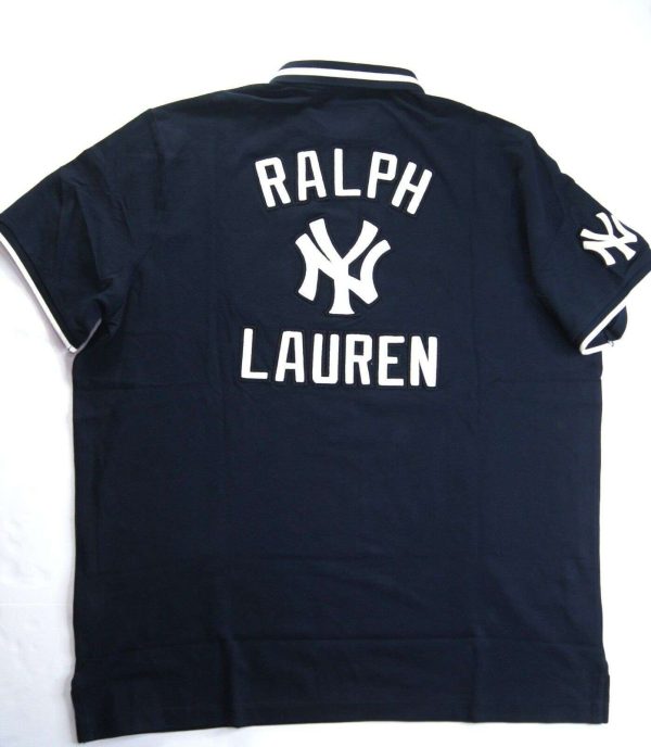 POLO RALPH LAUREN Men's MLB Collection Yankees NY Polo Shirts Navy Blue size M Buy Online 