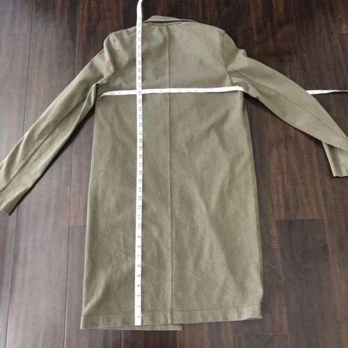 Harris Wharf London Woman Olive Washed Cotton Distressed Box Coat Size :38IT Buy Online 