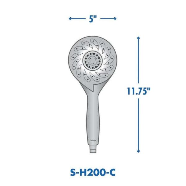 Culligan S-H200-C Hand-Held Filtered Showerhead with magnetic base Buy Online 