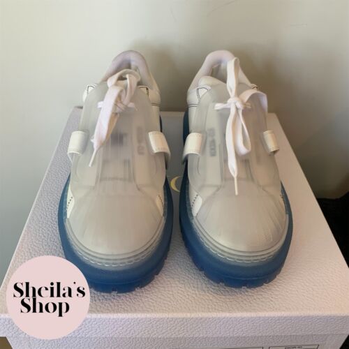 NIB Christian Dior Women’s DIOR-ID Sneakers White Blue Size 39 Buy Online 