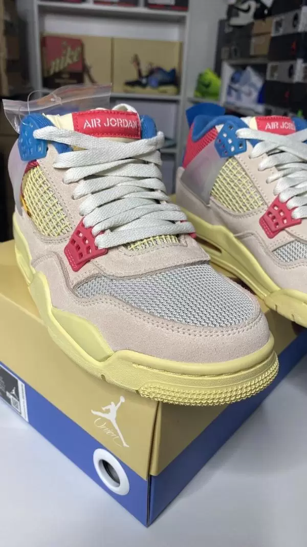 NEW 6m (7.5 women) Union x Air Jordan 4 - Guava Ice - Nike DC9533-800 DS Buy Online 