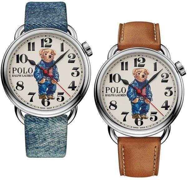 NEW Polo Ralph Lauren Denim Bear Watch Swiss Made Limited Edition Automatic Jean Buy Online 