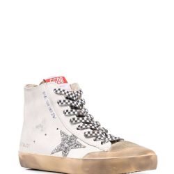 Golden Goose High-Top Leather Sneakers GWF00114.F003214 Size IT 40 Buy Online 