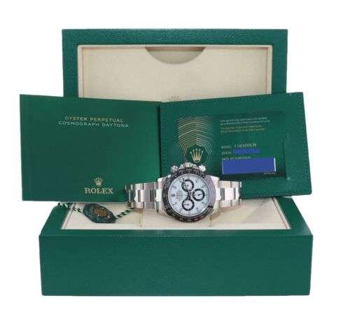SEPT 2022 PAPERS Rolex Daytona 116500LN White Ceramic Panda Watch Buy Online 