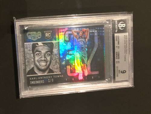 2015 Gala KARL ANTHONY TOWNS 1st 1/8 SSP No Parallels By Far His Rarest RC BGS 9 Buy Online 