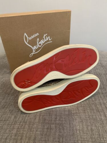 $2,995 Christian Louboutin Louis Strass Sneakers  40.5 10.5 Buy Online 
