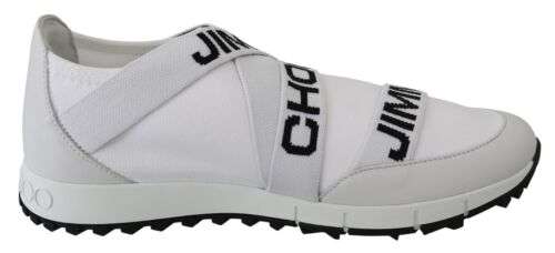 Jimmy Choo Toronto Women White Sneakers Nappa Leather Printed Athletic Trainers Buy Online 