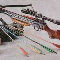 150 Lbs Wood Crossbow + Scope + Laser + Pack of Arrows Hunting Crossbow Buy Online 