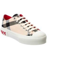 SOLD OUT New Authentic Burberry Check canvas sneakers 41 10 Buy Online 