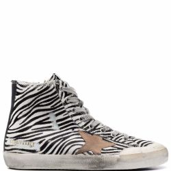 Golden Goose Zebra-Print High-Top Sneakers GWF00114.F002628 Size IT 39 Buy Online 