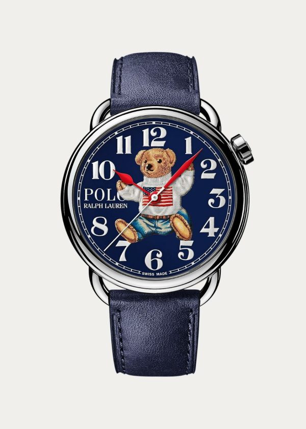 NEW Ralph Lauren Sitting Polo Bear Watch Swiss Made Limited Edition Automatic Buy Online 
