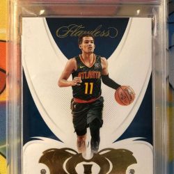 TRAE YOUNG 2018-19 PANINI FLAWLESS DUAL DIAMOND ROOKIE RC GOLD #07/10 PSA10 POP1 Buy Online 